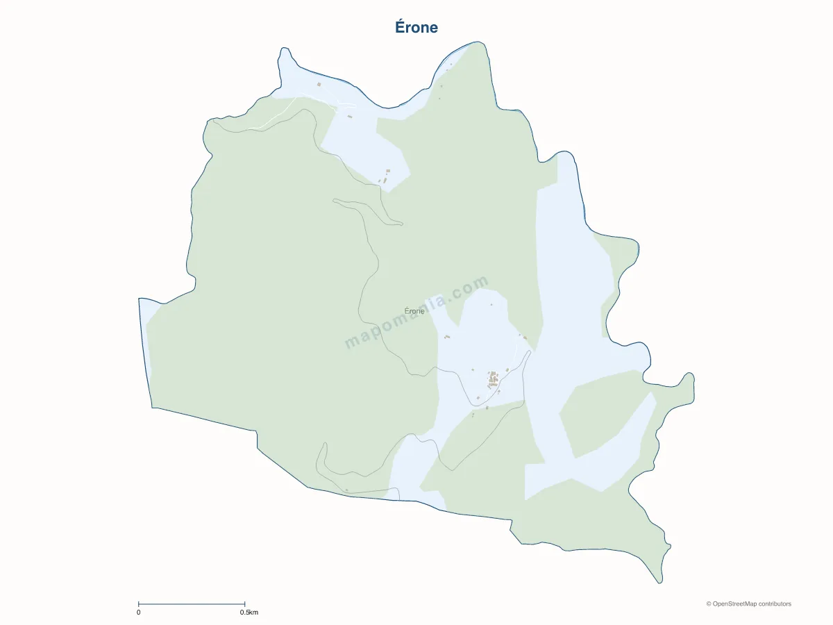 Carte de Érone à personnaliser