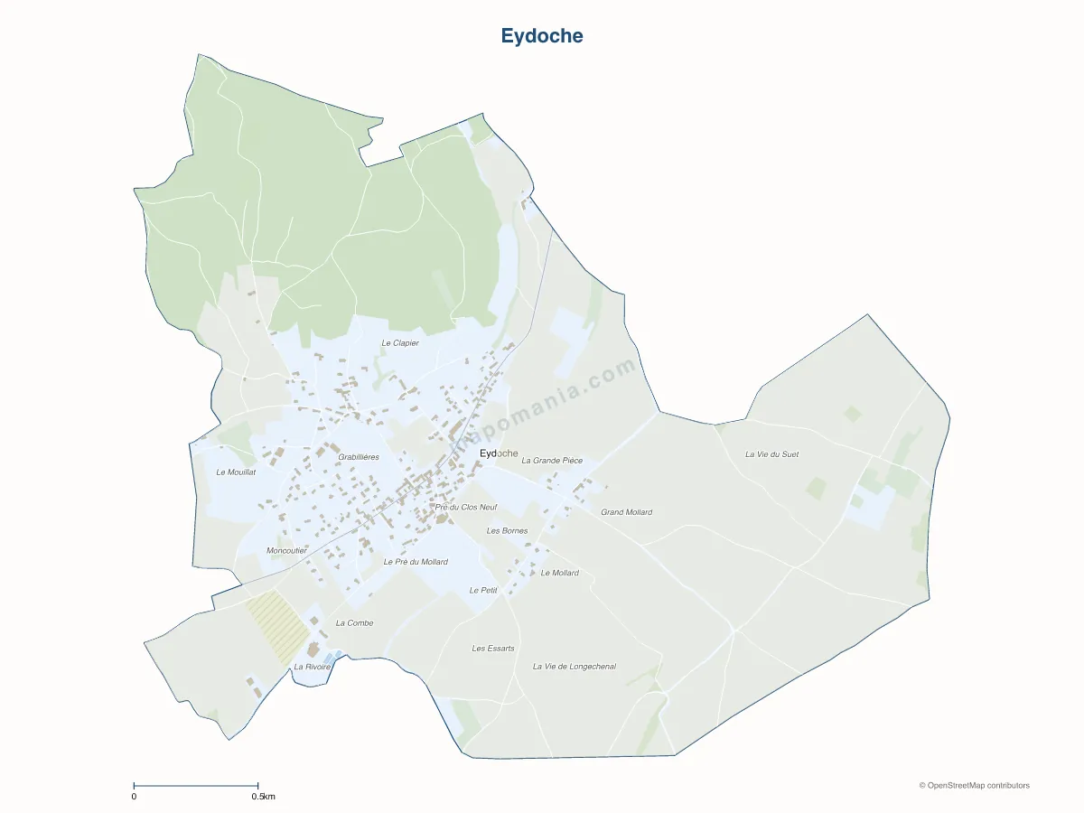 Carte de Eydoche à personnaliser