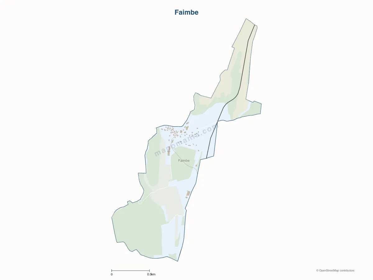 Carte de Faimbe à personnaliser