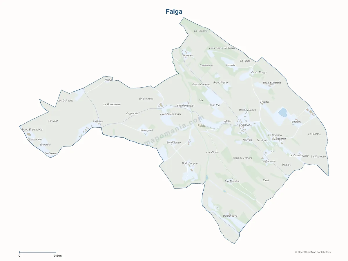 Carte de Falga à personnaliser