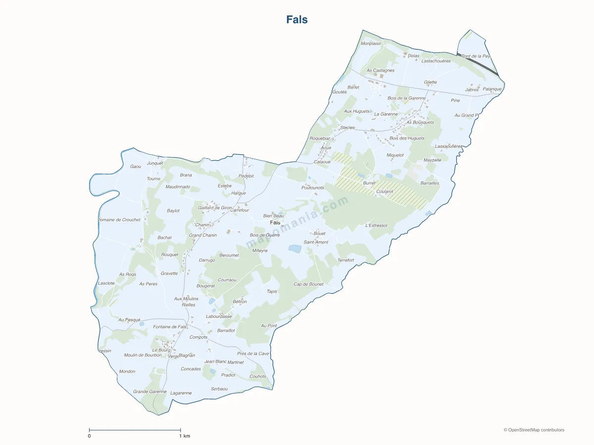 Carte de Fals à personnaliser
