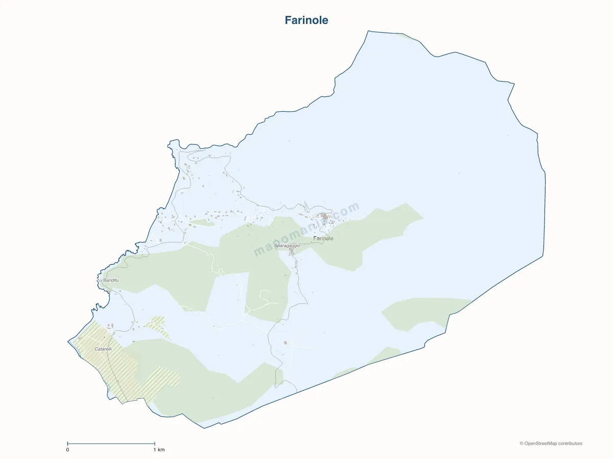 Carte de Farinole à personnaliser