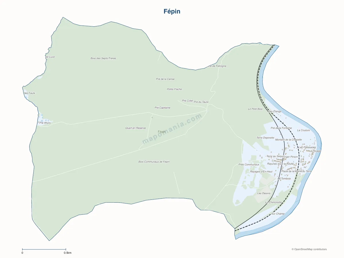 Carte de Fépin à personnaliser