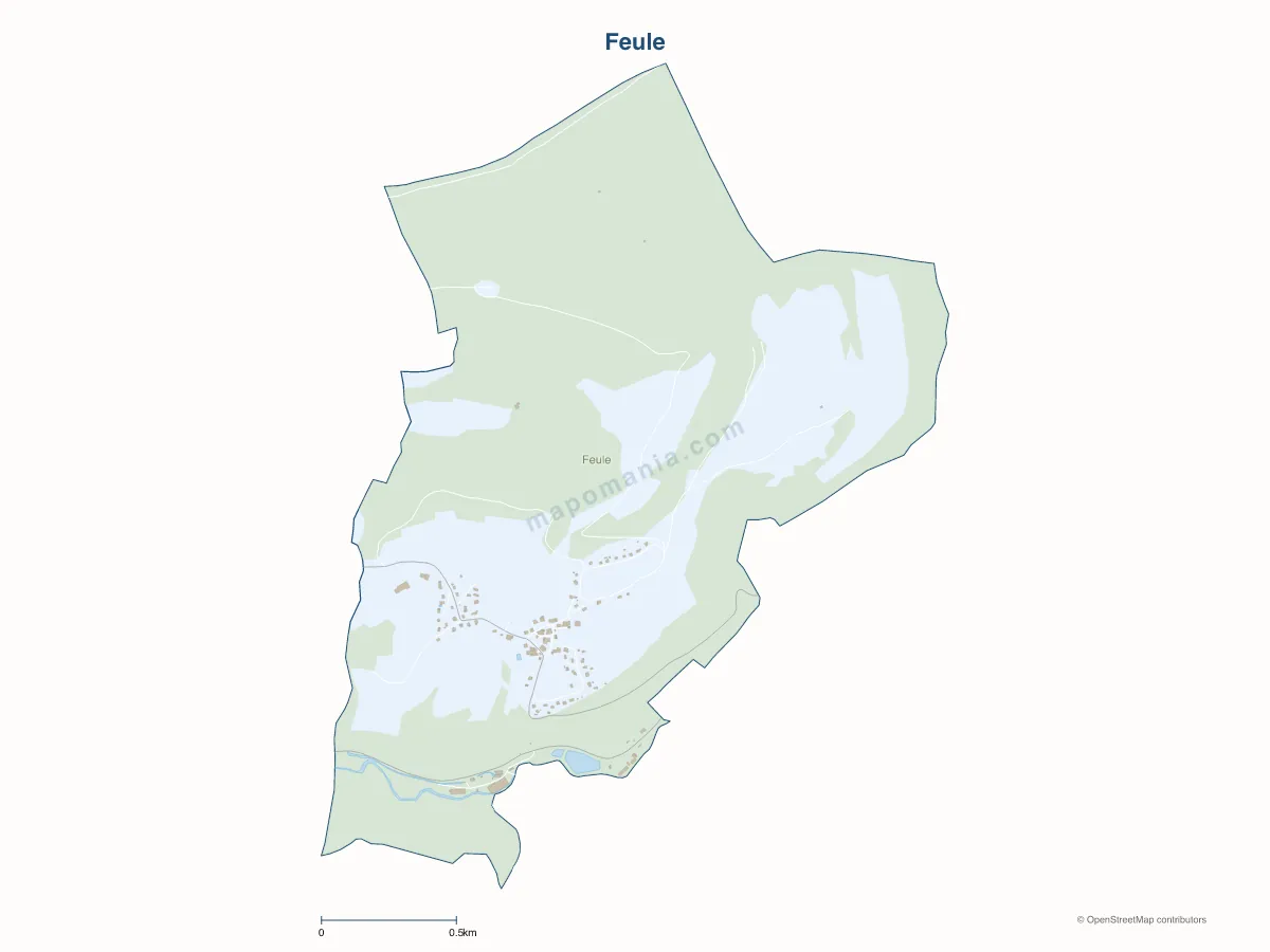 Carte de Feule à personnaliser