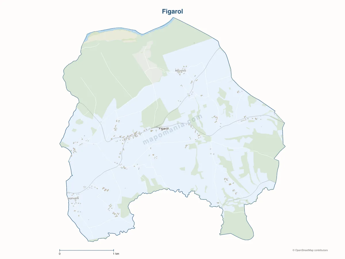 Carte de Figarol à personnaliser