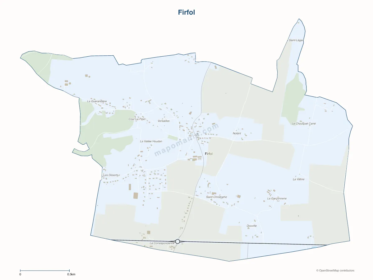 Carte de Firfol à personnaliser