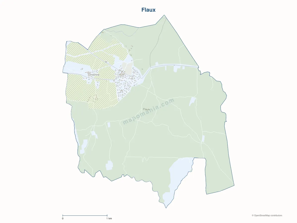 Carte de Flaux à personnaliser