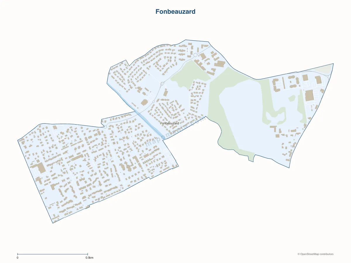 Carte de Fonbeauzard à personnaliser