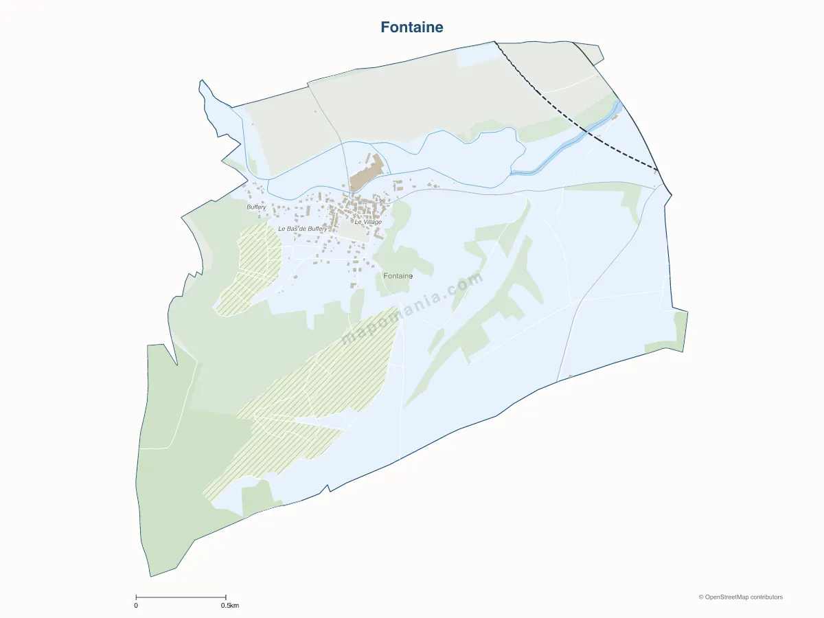 Carte de Fontaine à personnaliser