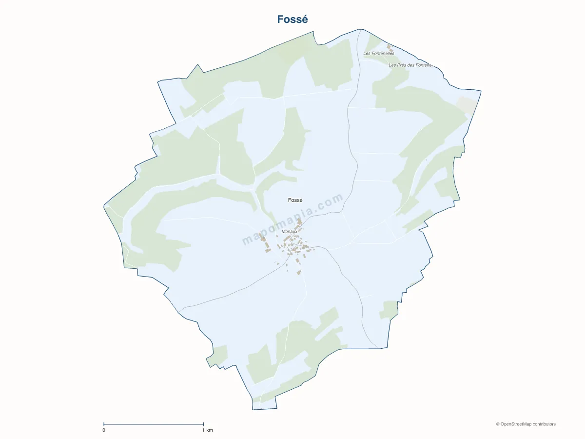 Carte de Fossé à personnaliser