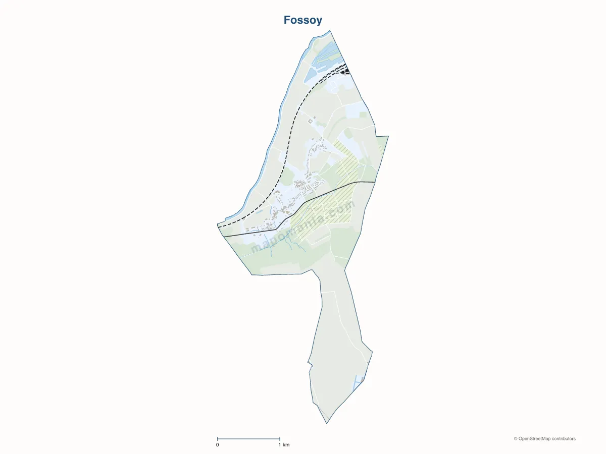 Carte de Fossoy à personnaliser