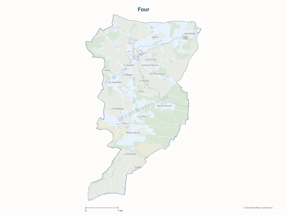 Carte de Four à personnaliser
