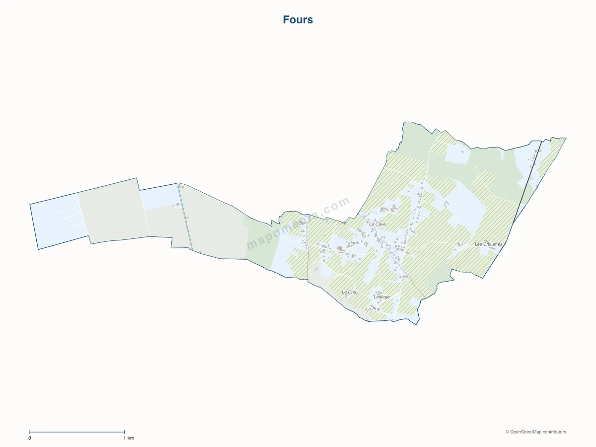 Carte de Fours à personnaliser