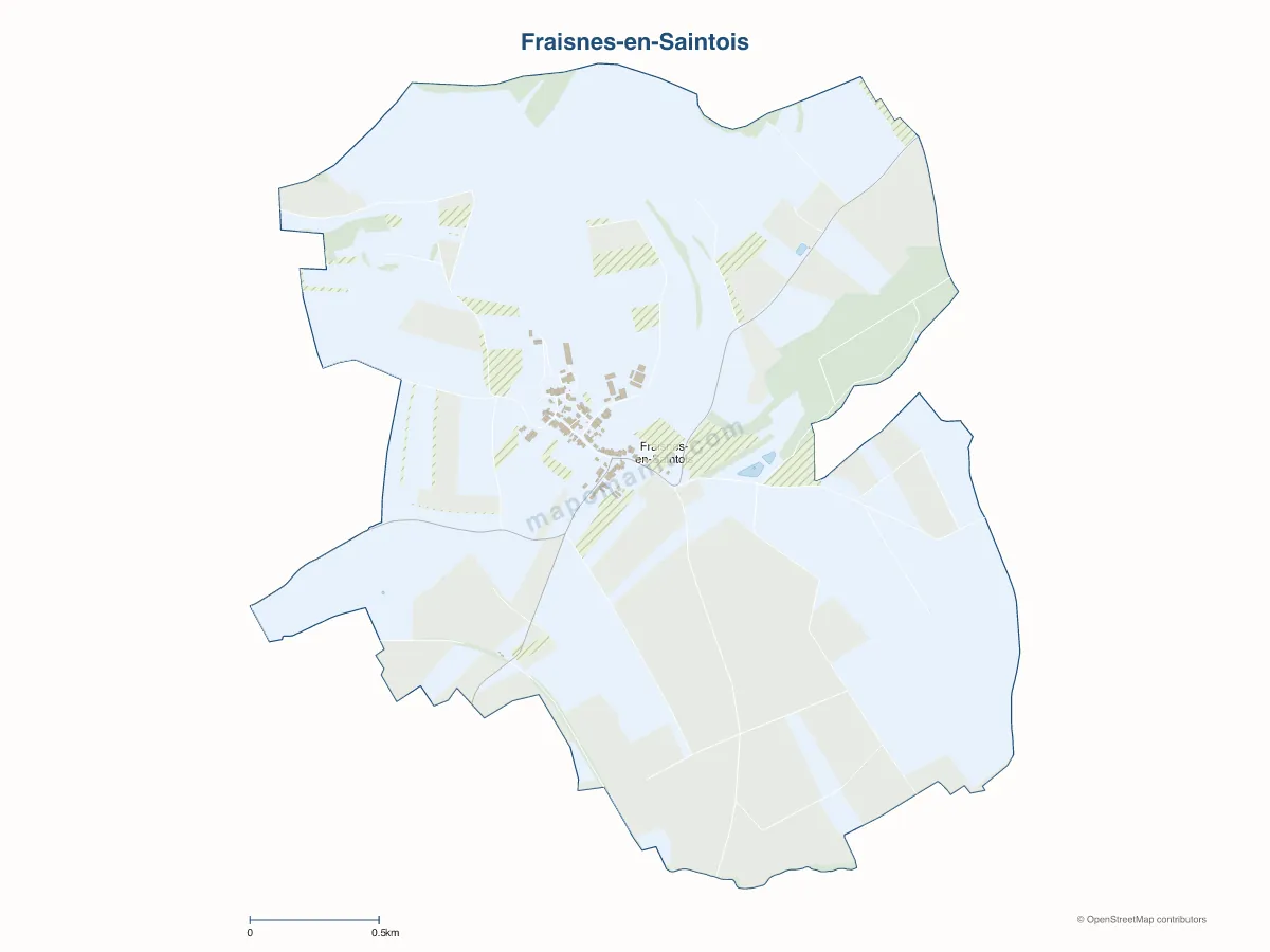 Carte de Fraisnes-en-Saintois à personnaliser