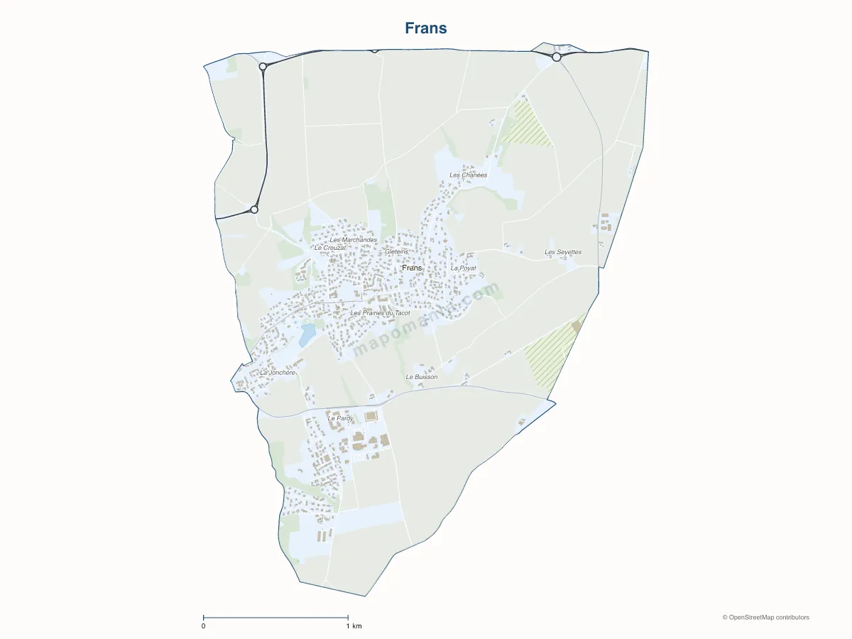 Carte de Frans à personnaliser