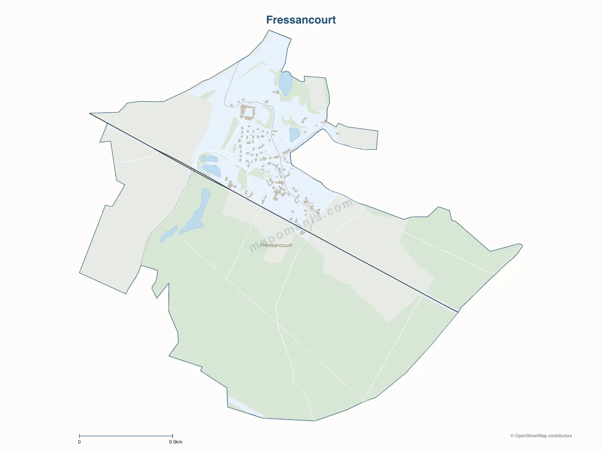 Carte de Fressancourt à personnaliser