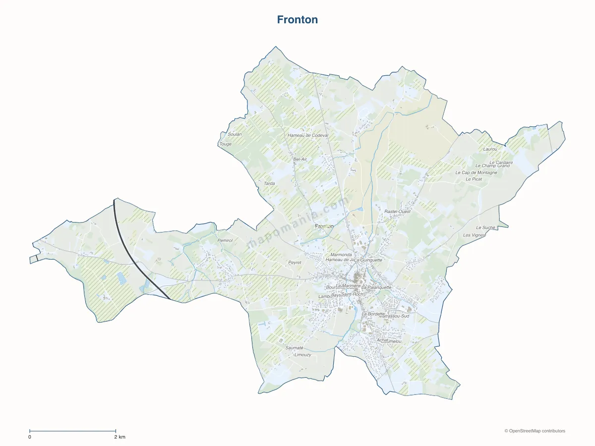 Carte de Fronton à personnaliser