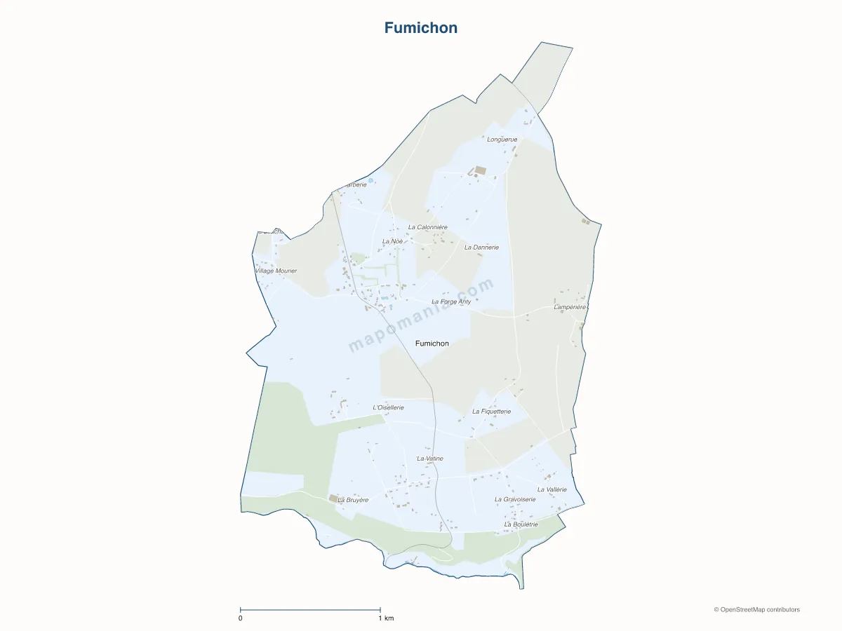 Carte de Fumichon à personnaliser