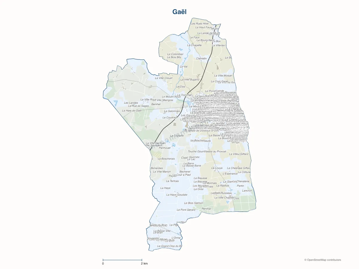 Carte de Gaël à personnaliser