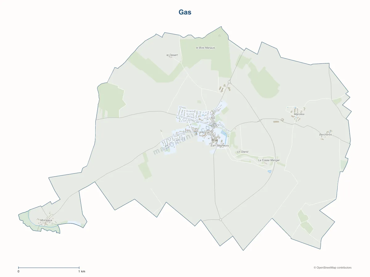 Carte de Gas à personnaliser