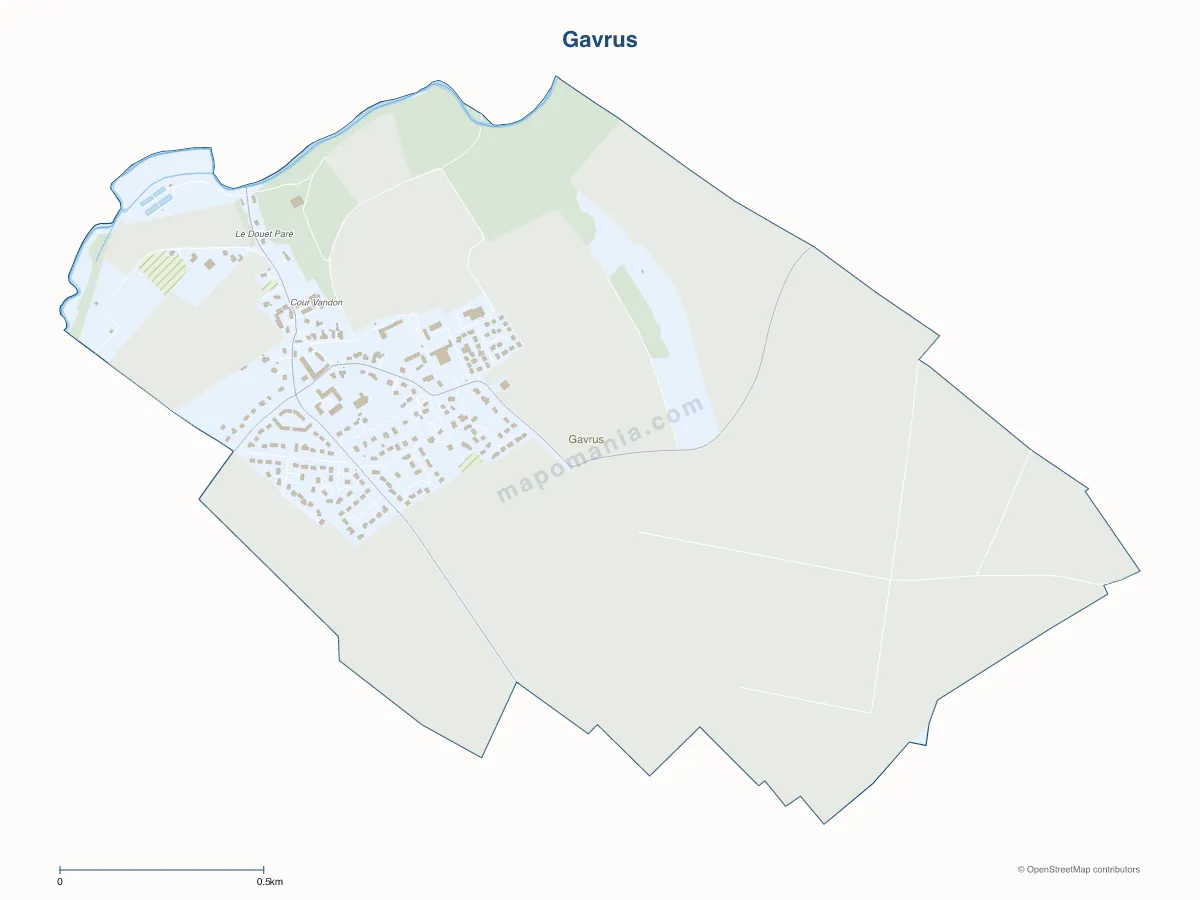 Carte de Gavrus à personnaliser