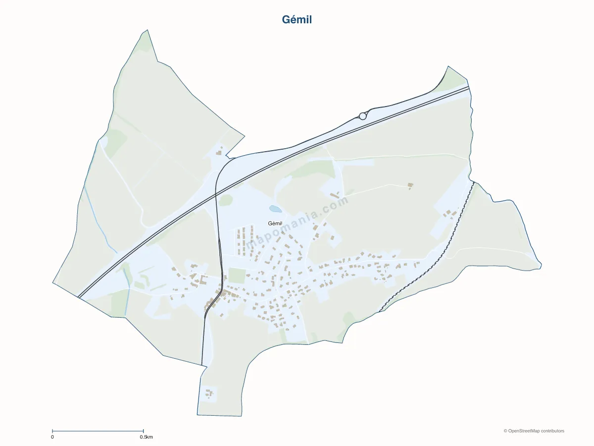 Carte de Gémil à personnaliser