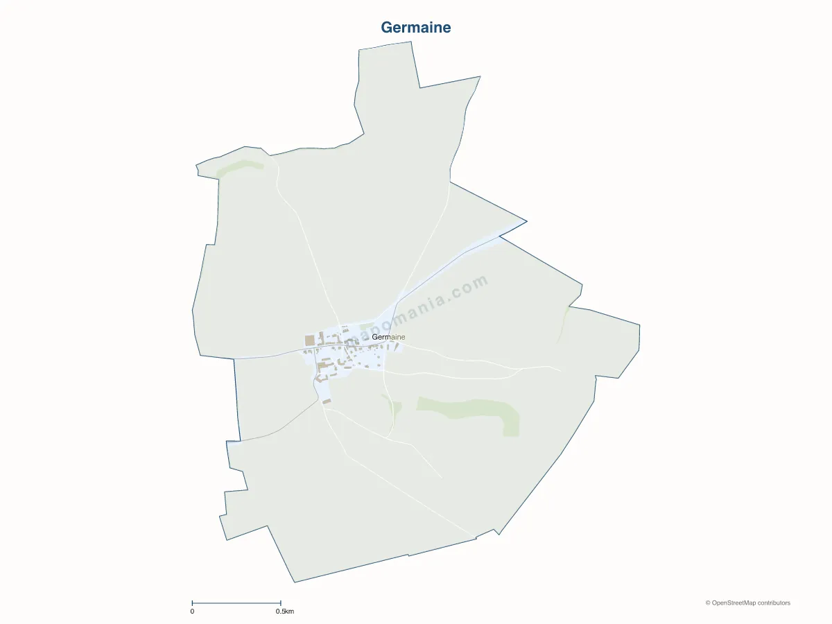 Carte de Germaine à personnaliser