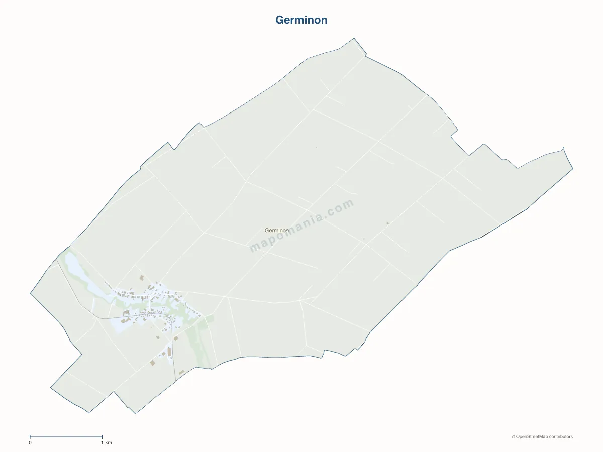 Carte de Germinon à personnaliser