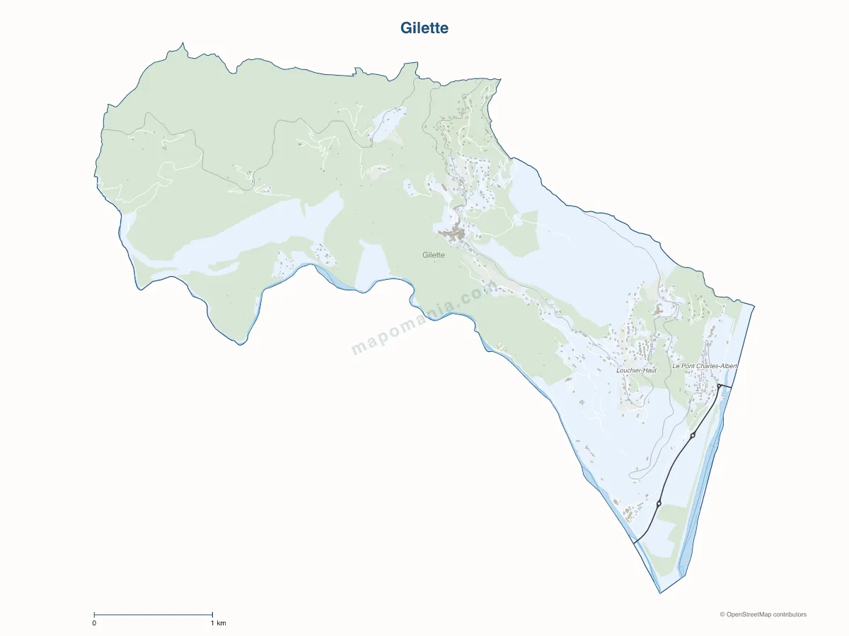 Carte de Gilette à personnaliser