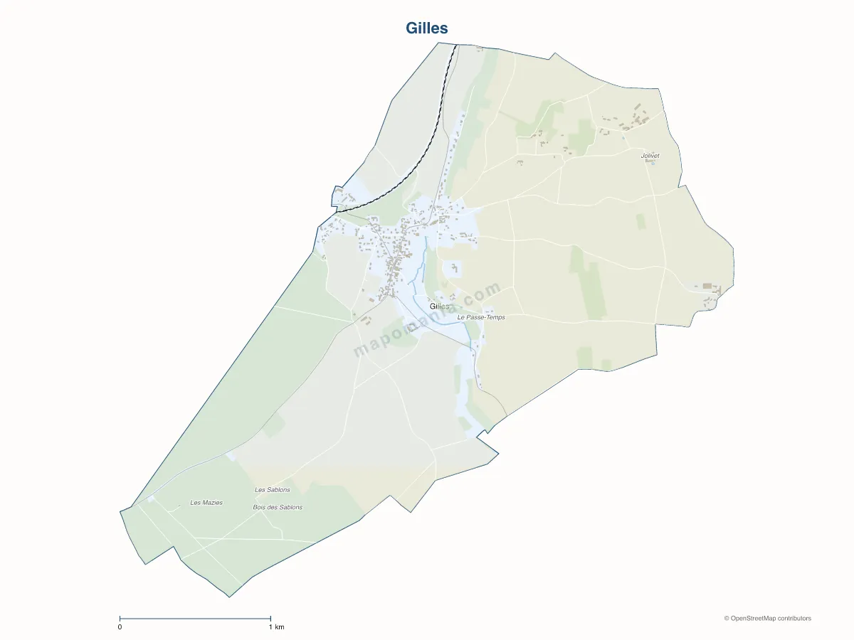 Carte de Gilles à personnaliser