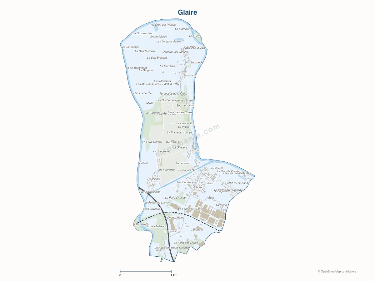 Carte de Glaire à personnaliser