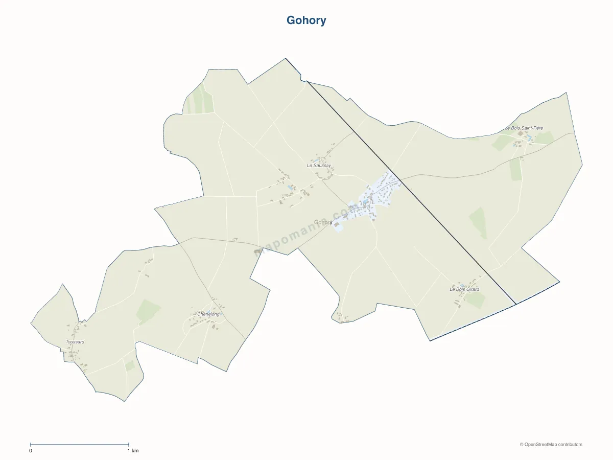 Carte de Gohory à personnaliser