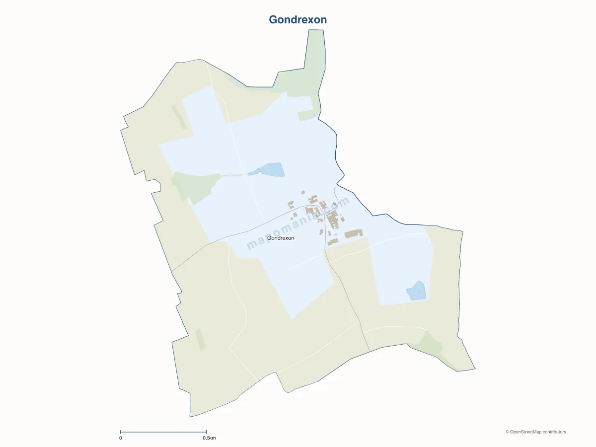 Carte de Gondrexon à personnaliser