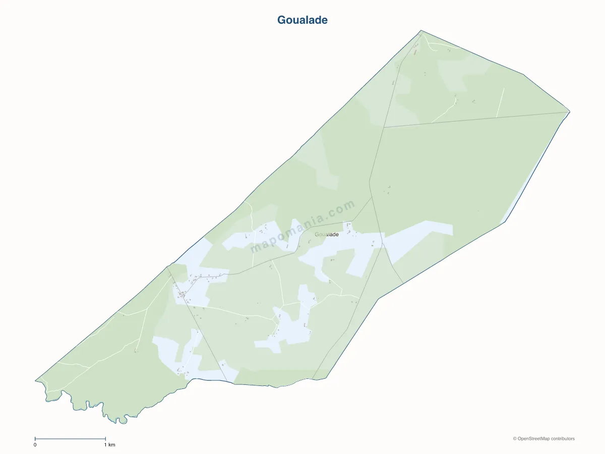 Carte de Goualade à personnaliser