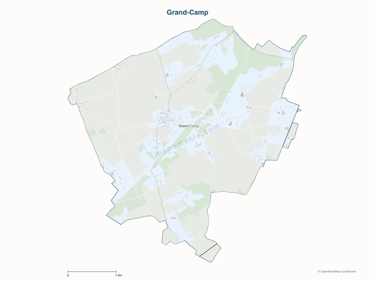 Carte de Grand-Camp à personnaliser