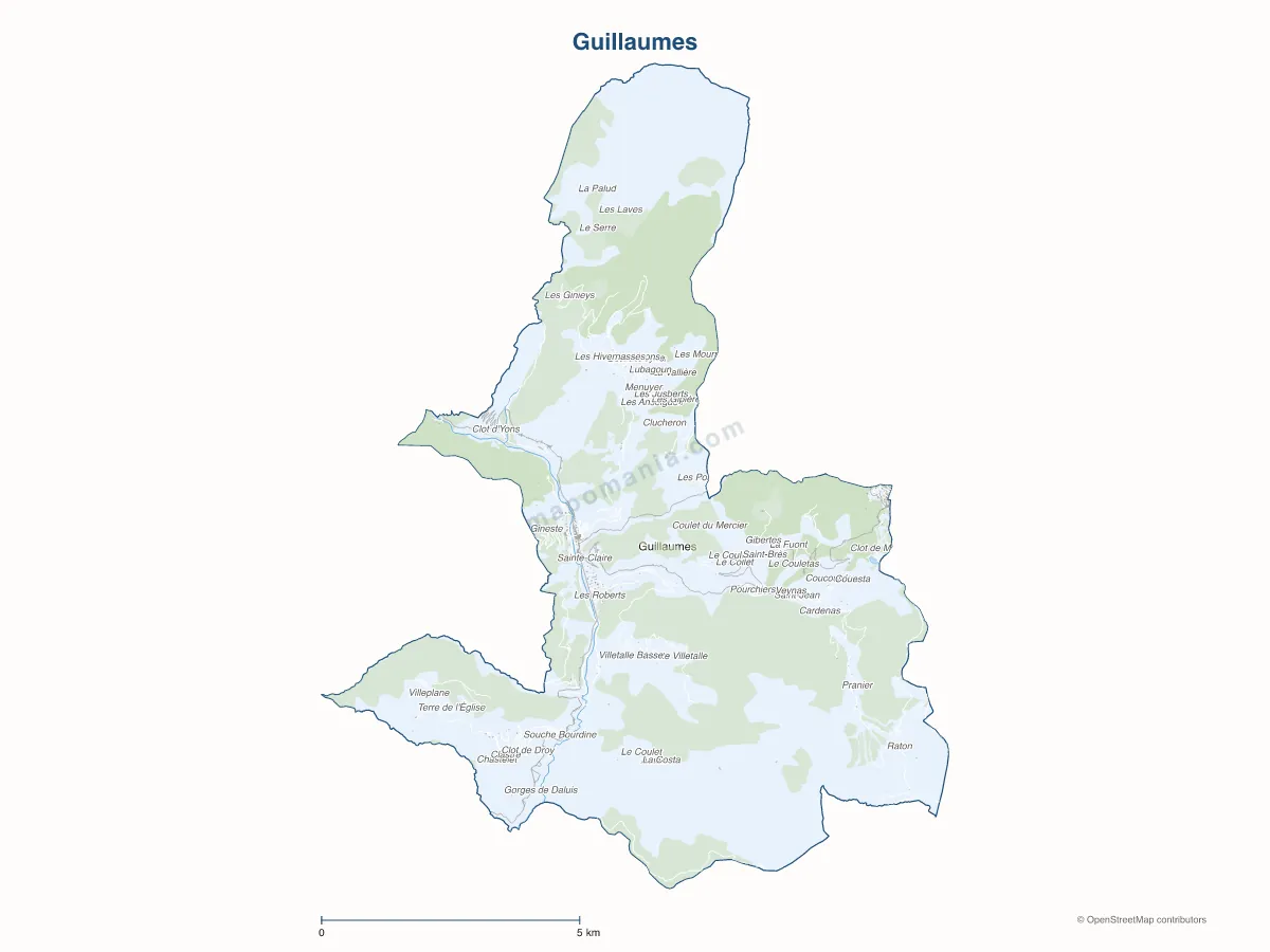 Carte de Guillaumes à personnaliser