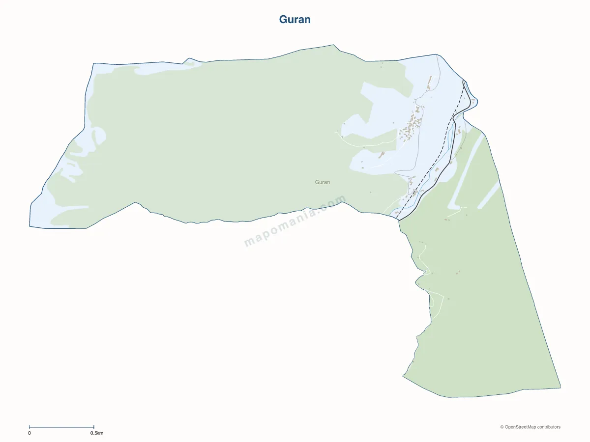 Carte de Guran à personnaliser
