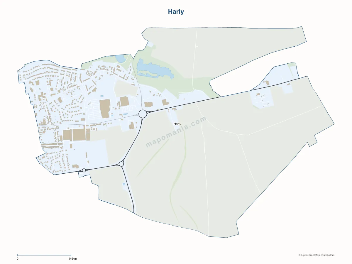 Carte de Harly à personnaliser