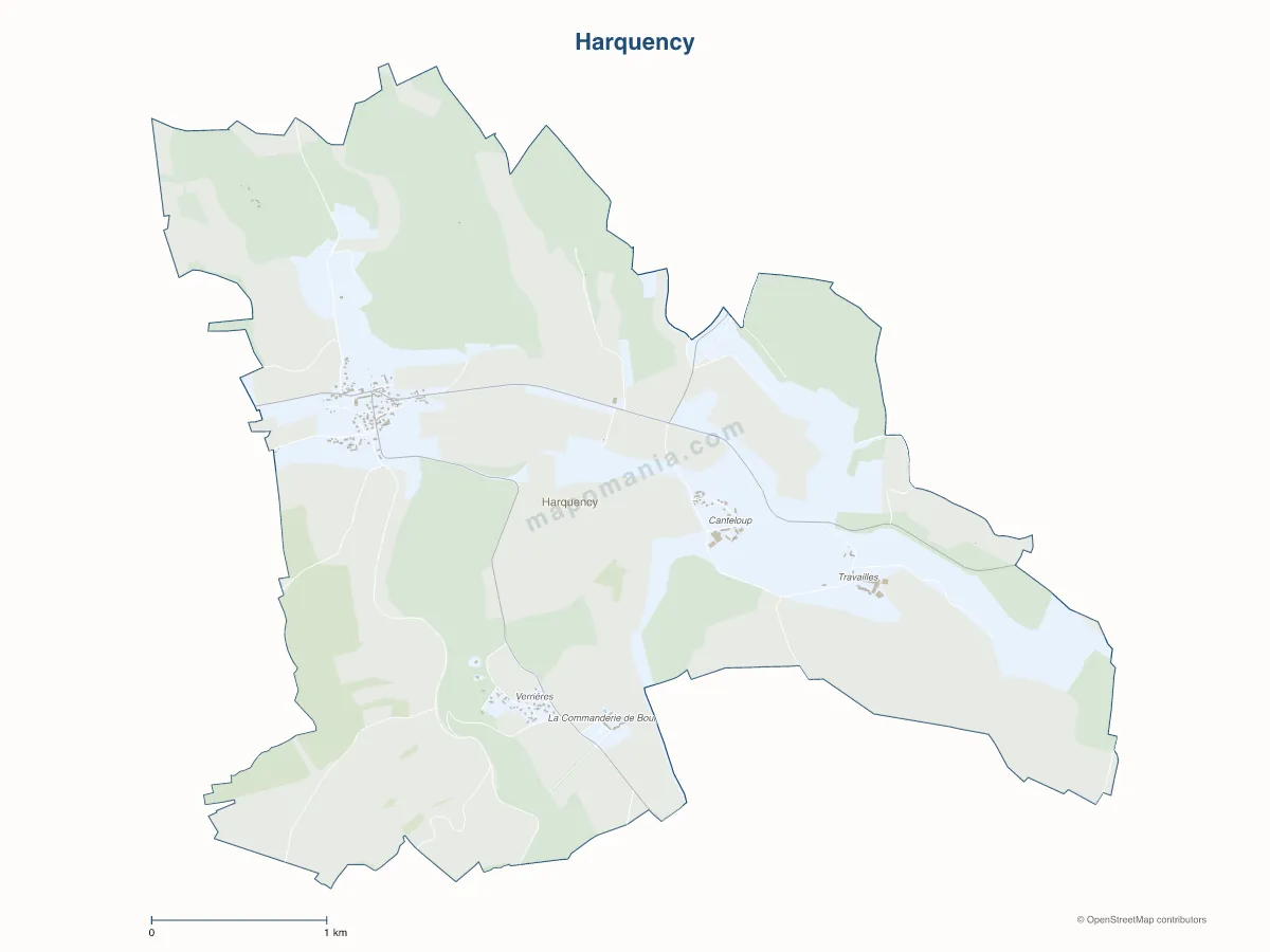 Carte de Harquency à personnaliser