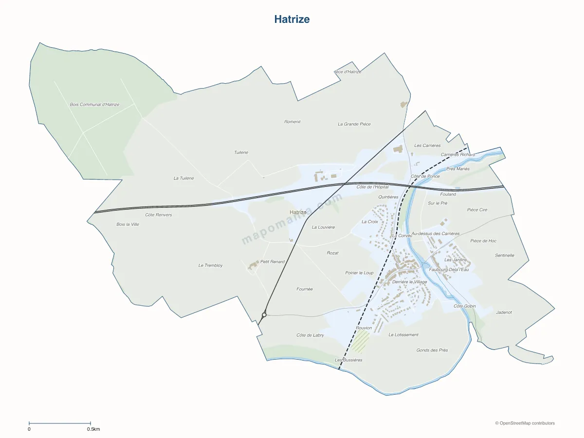 Carte de Hatrize à personnaliser