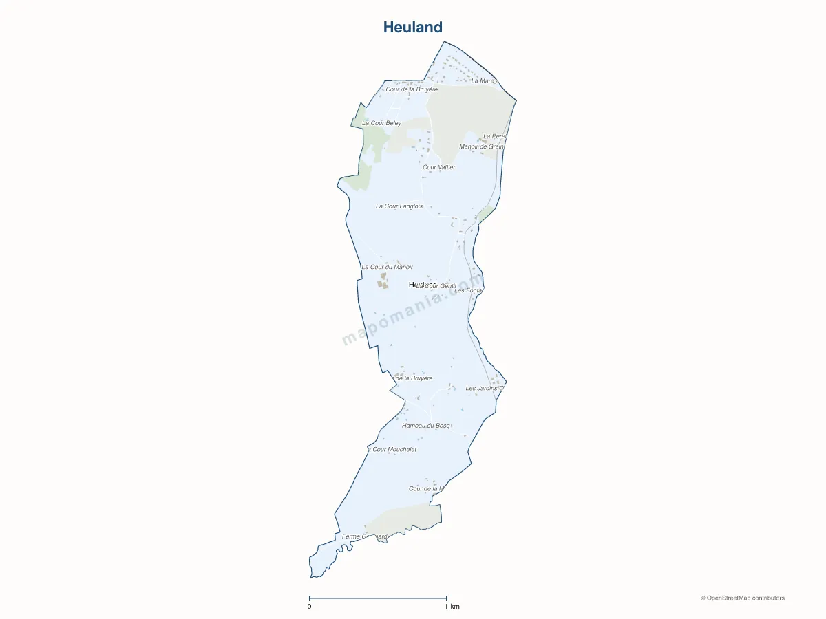 Carte de Heuland à personnaliser