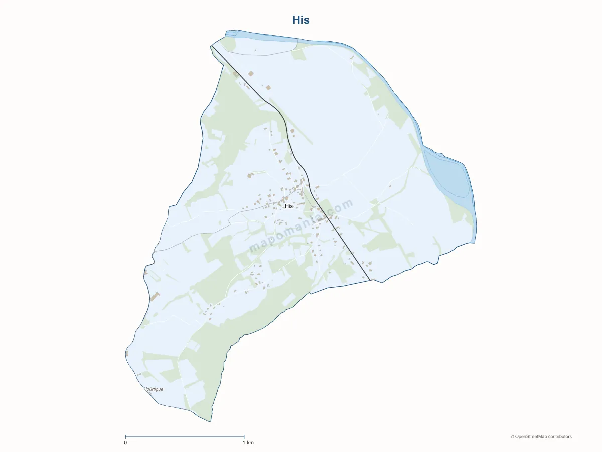 Carte de His à personnaliser