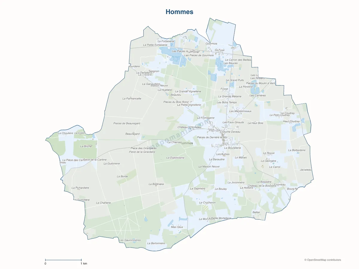 Carte de Hommes à personnaliser