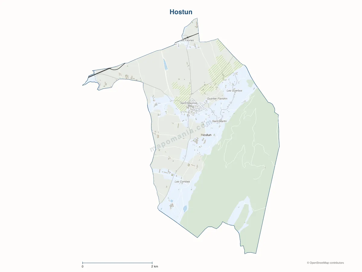 Carte de Hostun à personnaliser