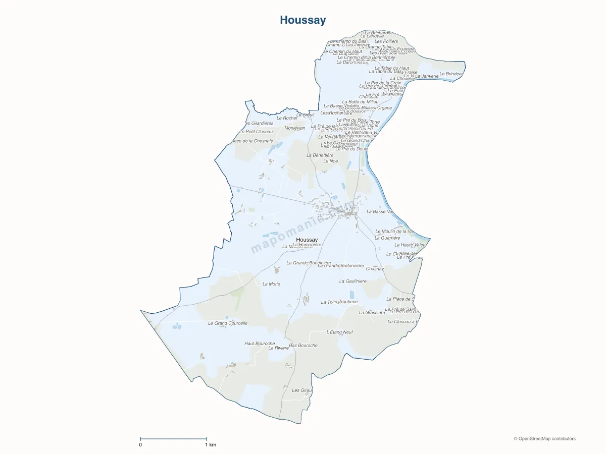 Carte de Houssay à personnaliser
