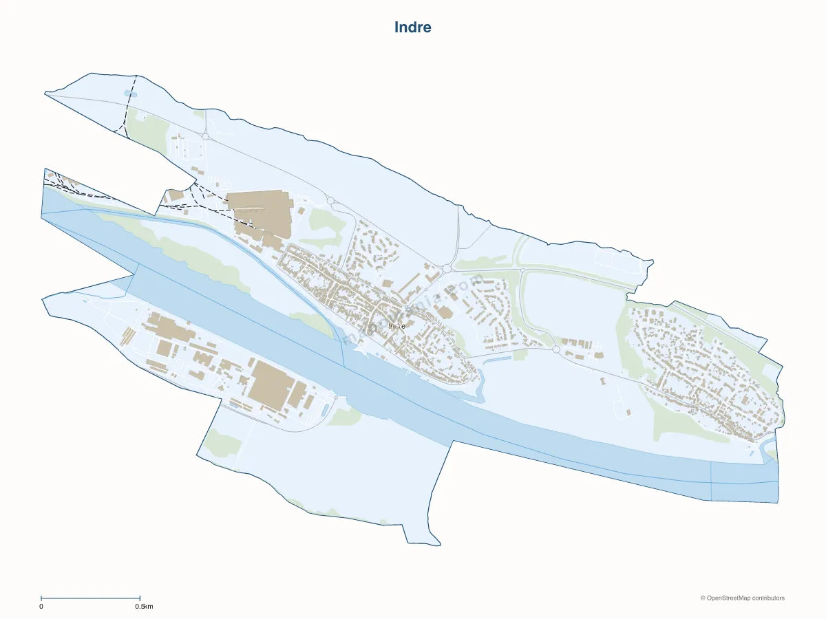 Carte de Indre à personnaliser