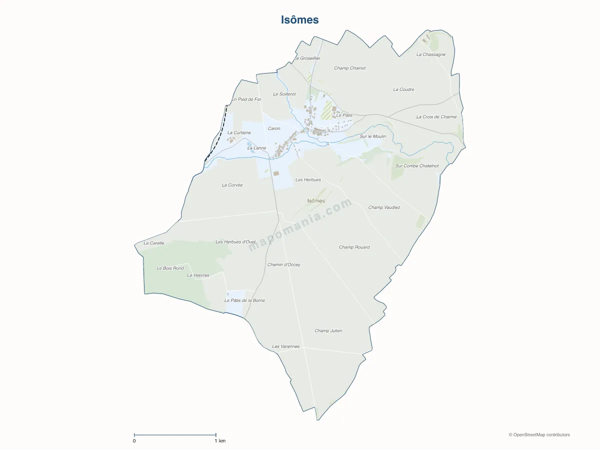 Carte de Isômes à personnaliser