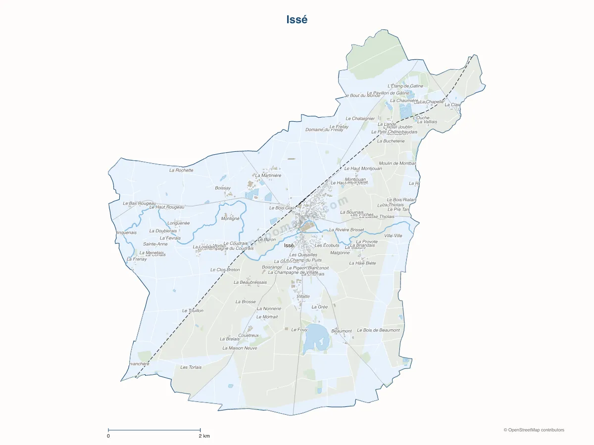 Carte de Issé à personnaliser
