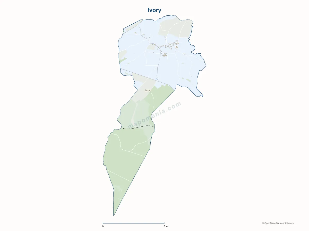 Carte de Ivory à personnaliser