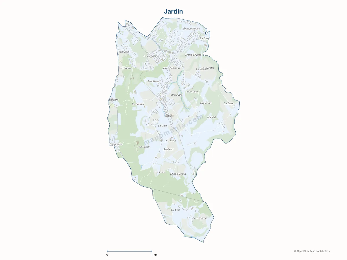 Carte de Jardin à personnaliser